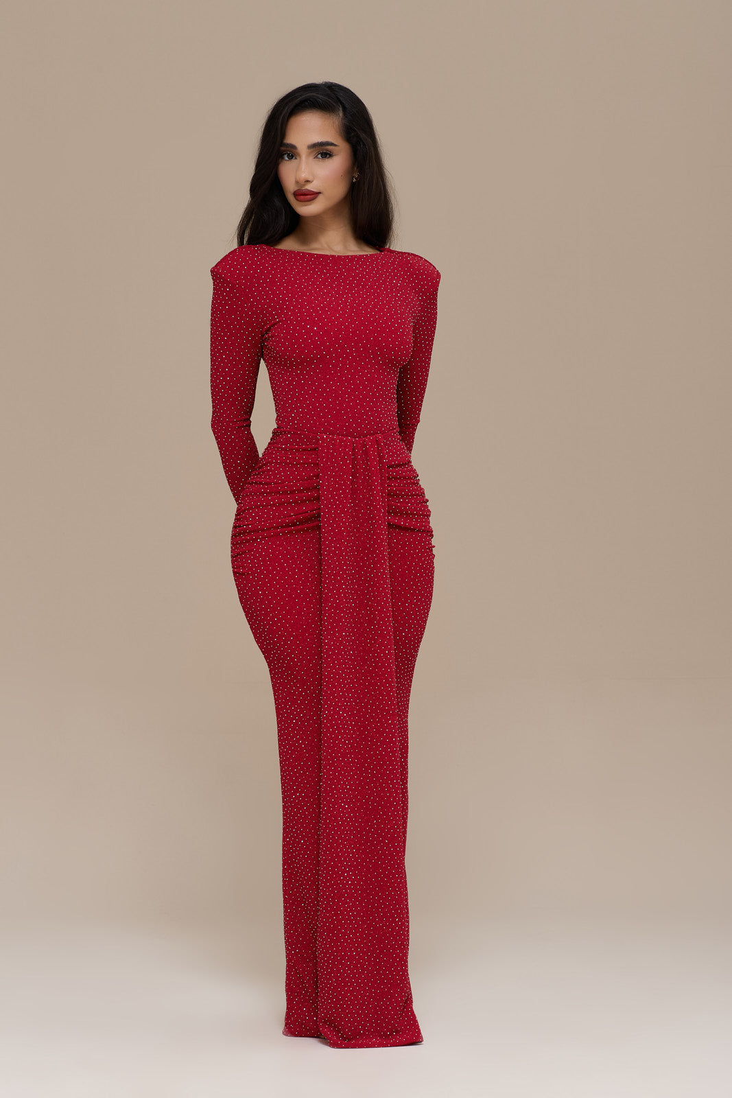 NARA LONG SLEEVE BODYSUIT | RED HOTFIX