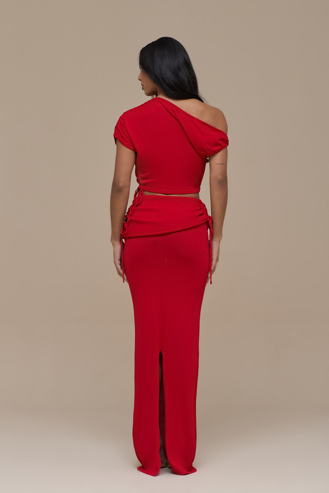 YRIS KNIT CO-ORD | RED