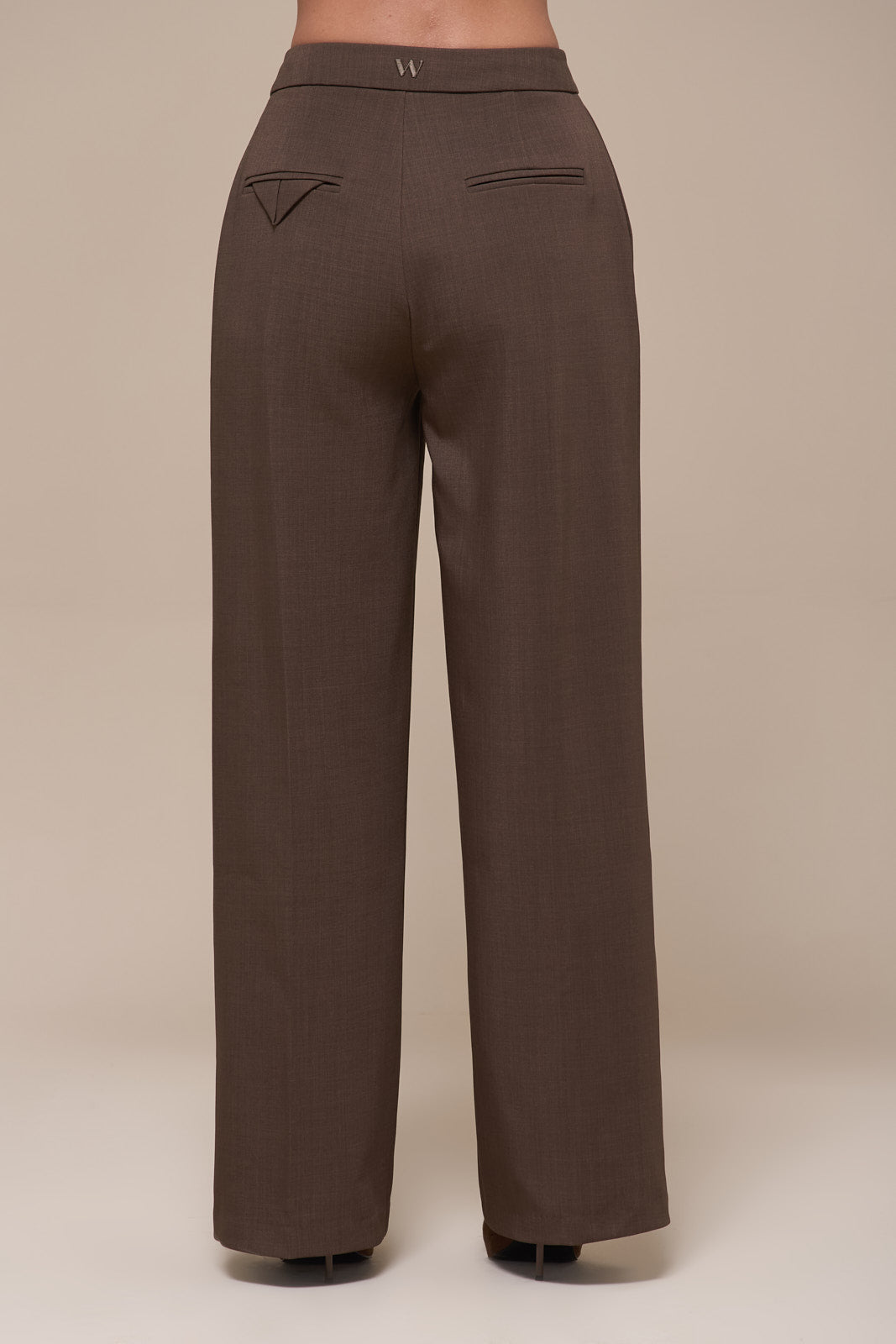 MAEVE TAILORED TROUSERS | BROWN