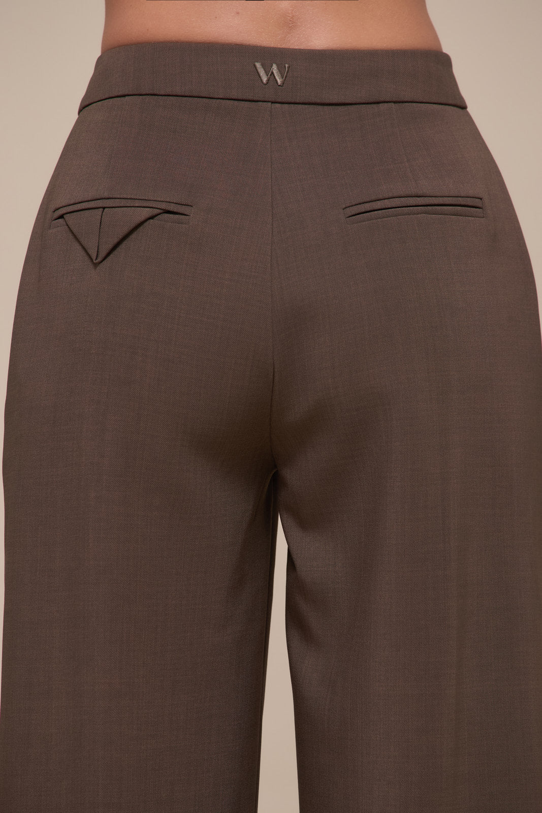 MAEVE TAILORED TROUSERS | BROWN