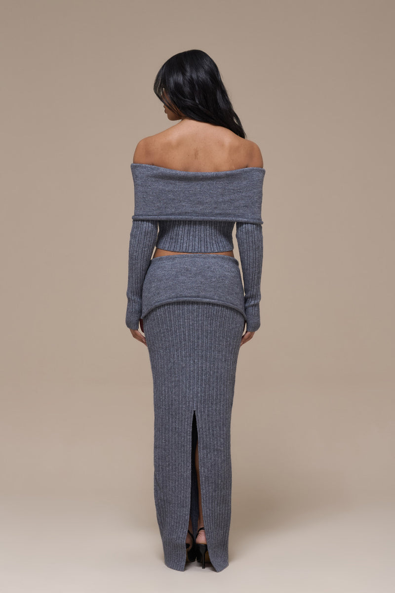 MOLLIE KNIT CO-ORD | GREY
