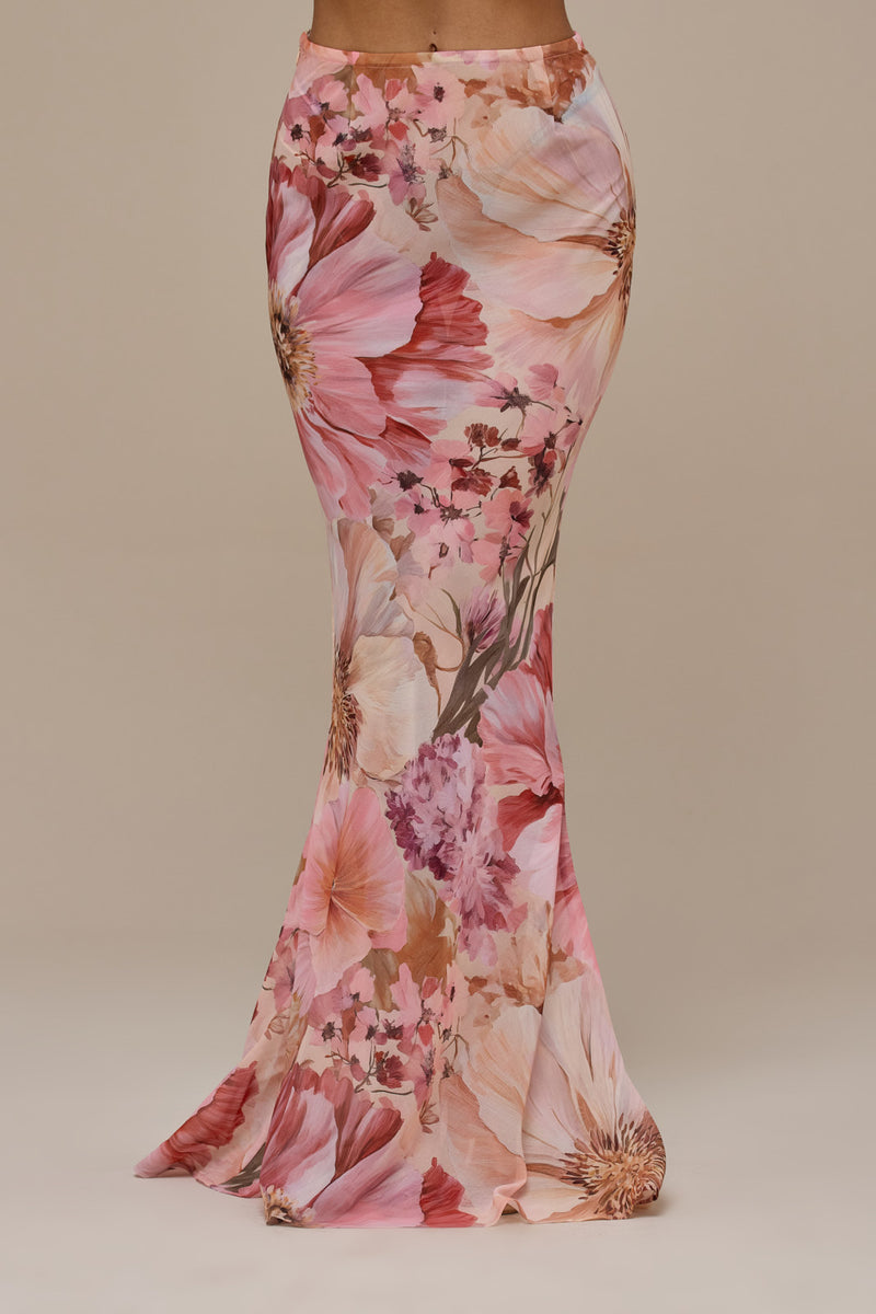 PRIMROSE MAXI SKIRT | FLORAL PRINT