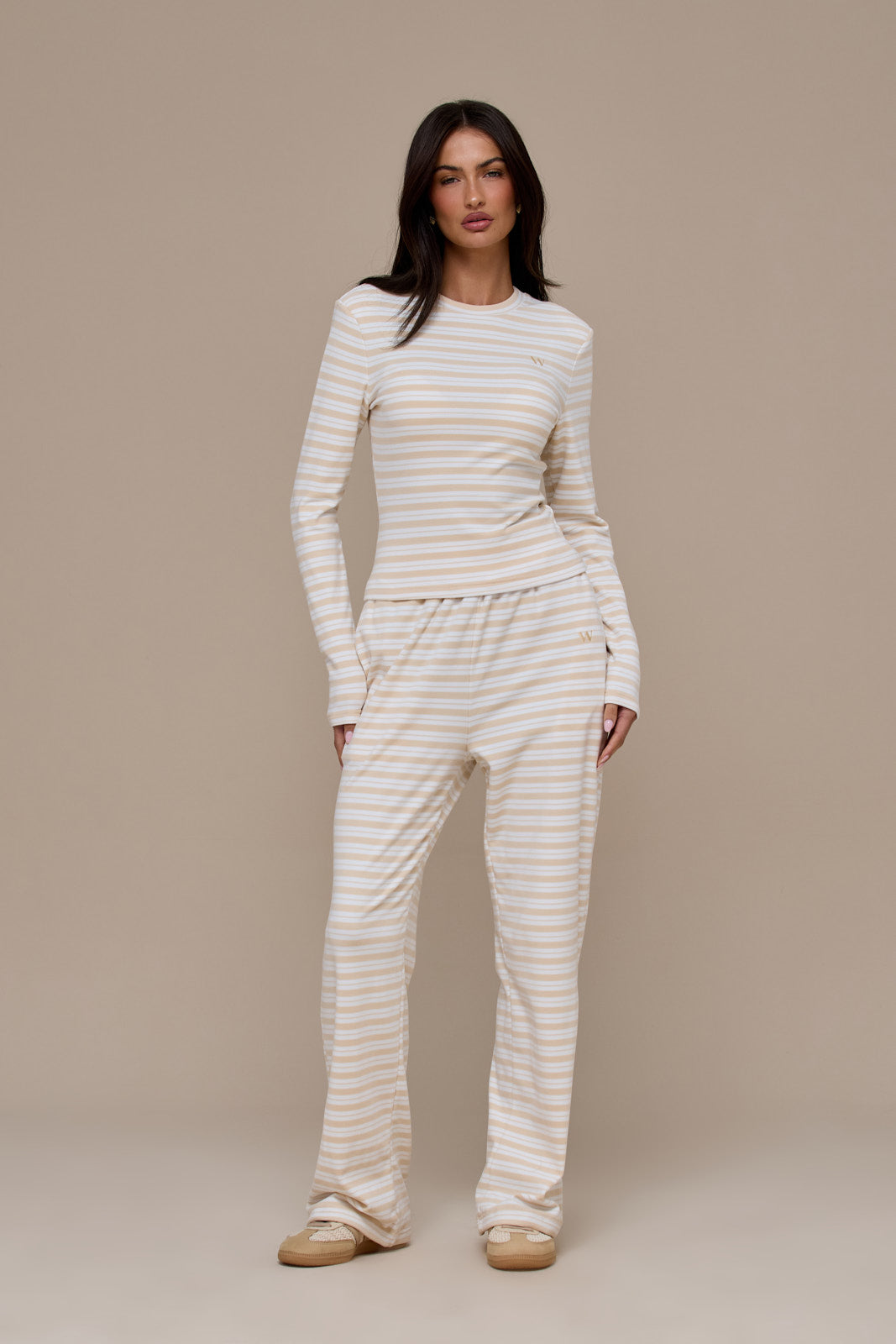 FRANKIE LONG SLEEVE ROUND NECK TOP | MILK & HONEY