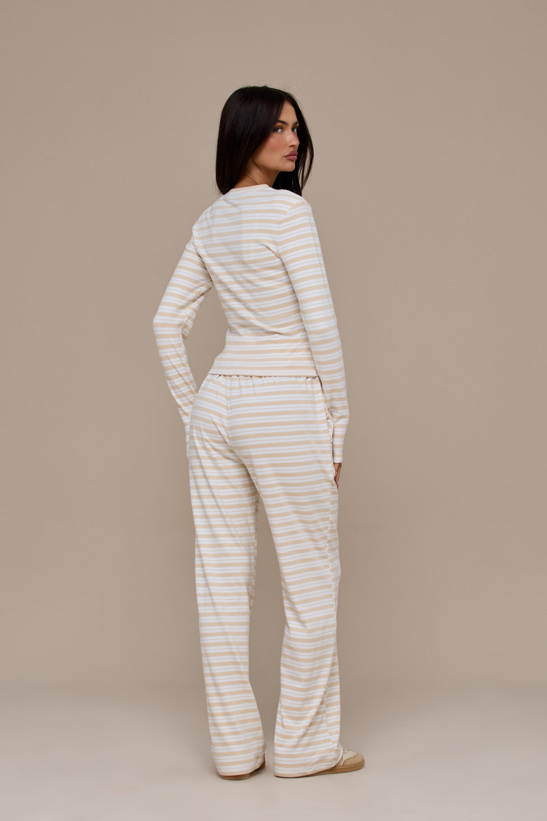 FRANKIE LONG SLEEVE ROUND NECK TOP | MILK & HONEY