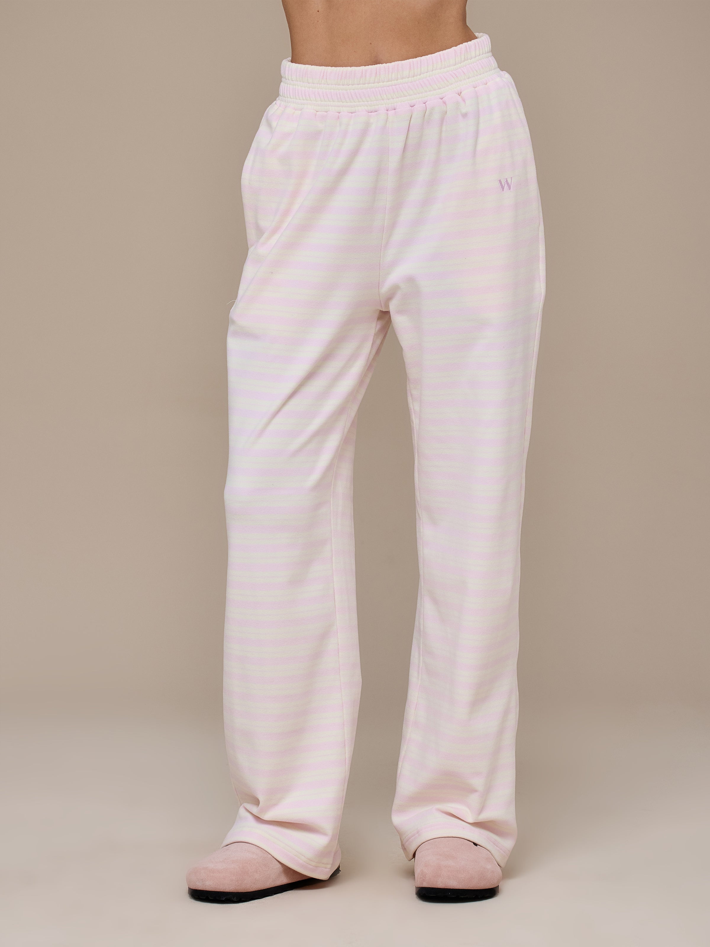 FRANKIE STRAIGHT LEG TROUSERS | PINK & LEMON