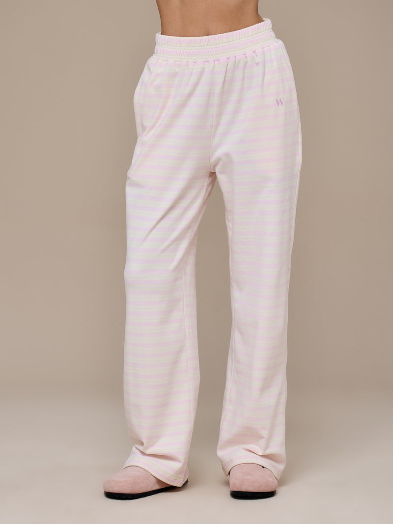 FRANKIE STRAIGHT LEG TROUSERS | PINK & LEMON
