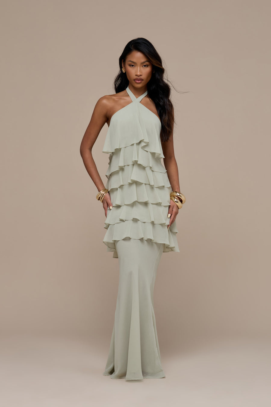 PRIMROSE MAXI SKIRT | SAGE