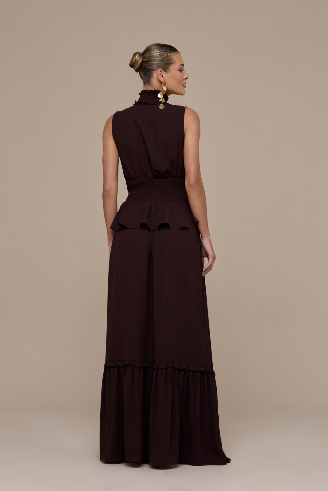 MEADOW MAXI SKIRT | CHOCOLATE BROWN