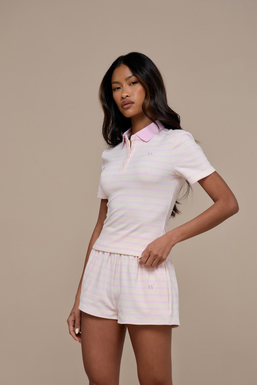 FRANKIE SHORTS | PINK & LEMON