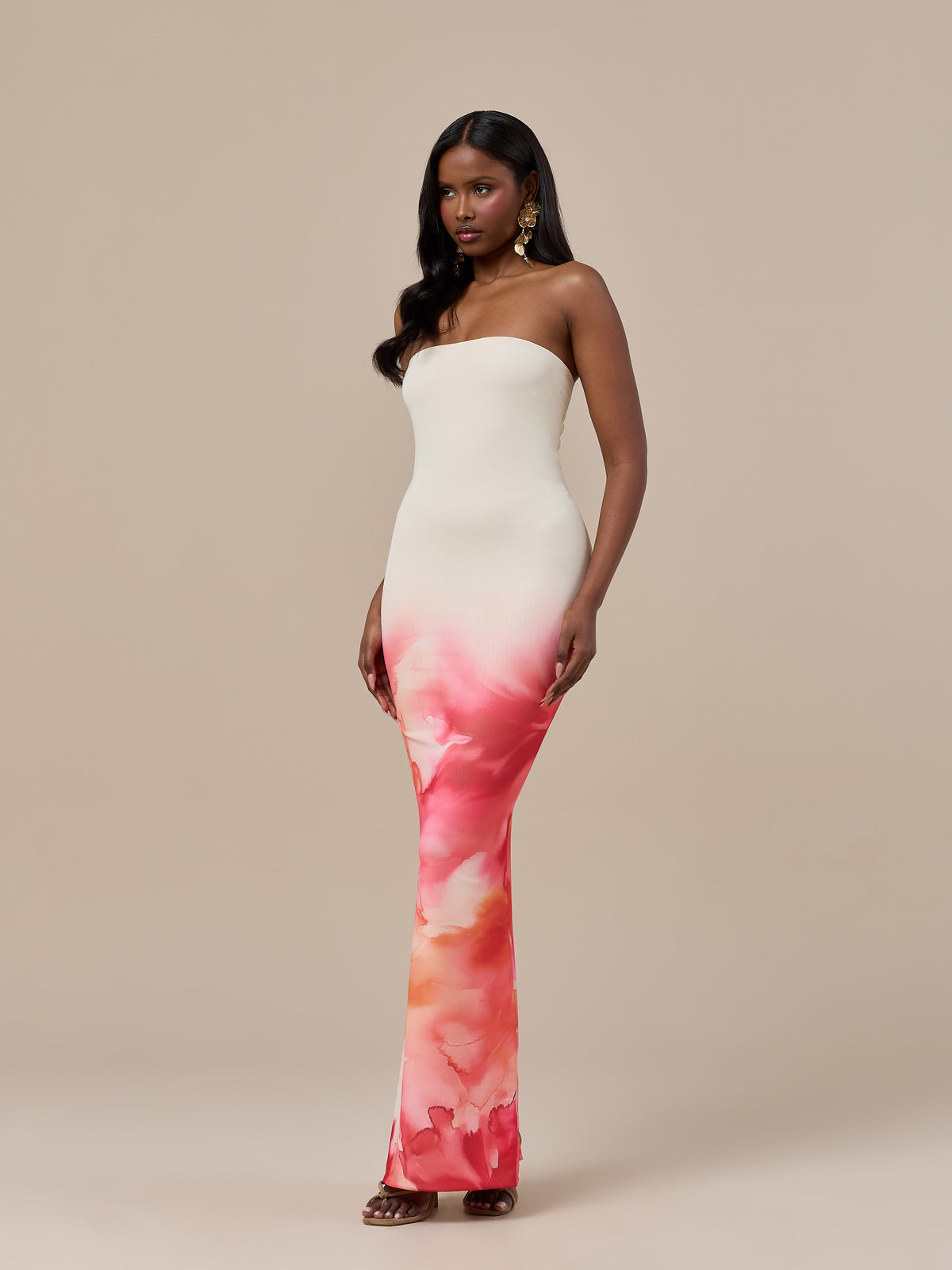 BONITA BANDEAU DRESS | BLOOM PRINT