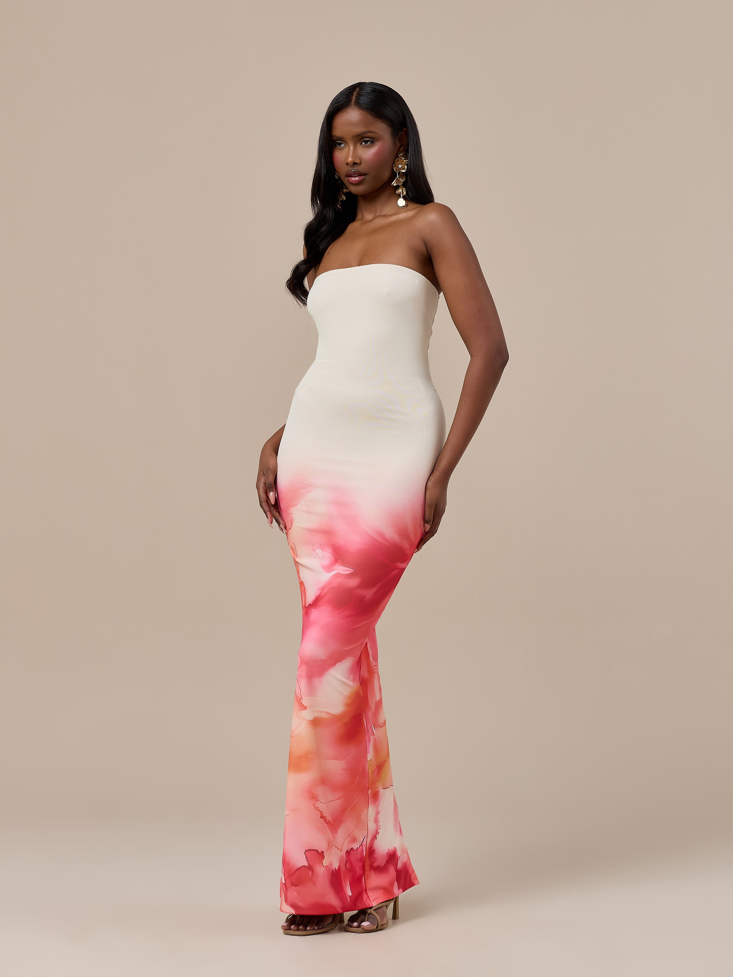 BONITA BANDEAU DRESS | BLOOM PRINT