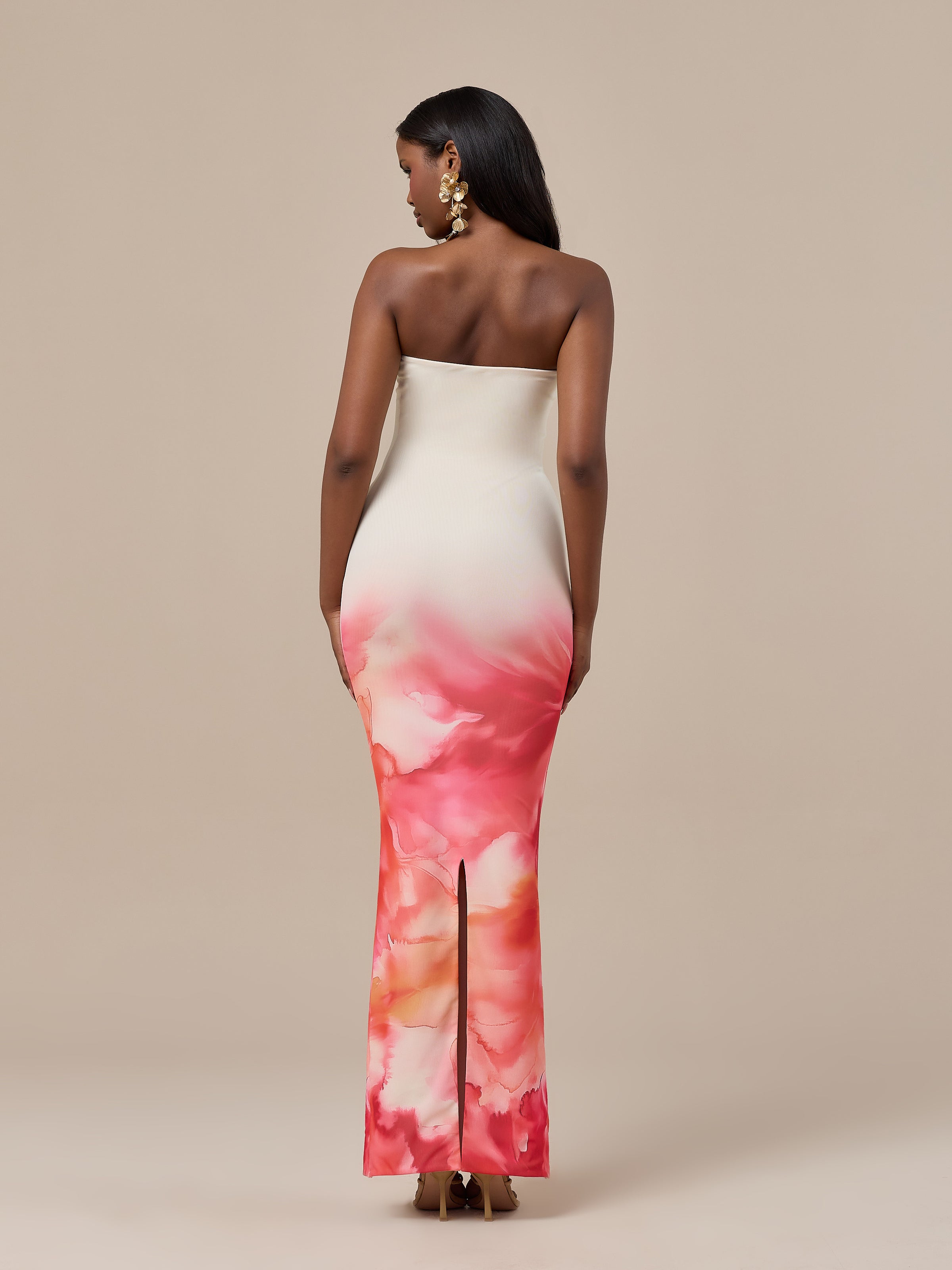 BONITA BANDEAU DRESS | BLOOM PRINT