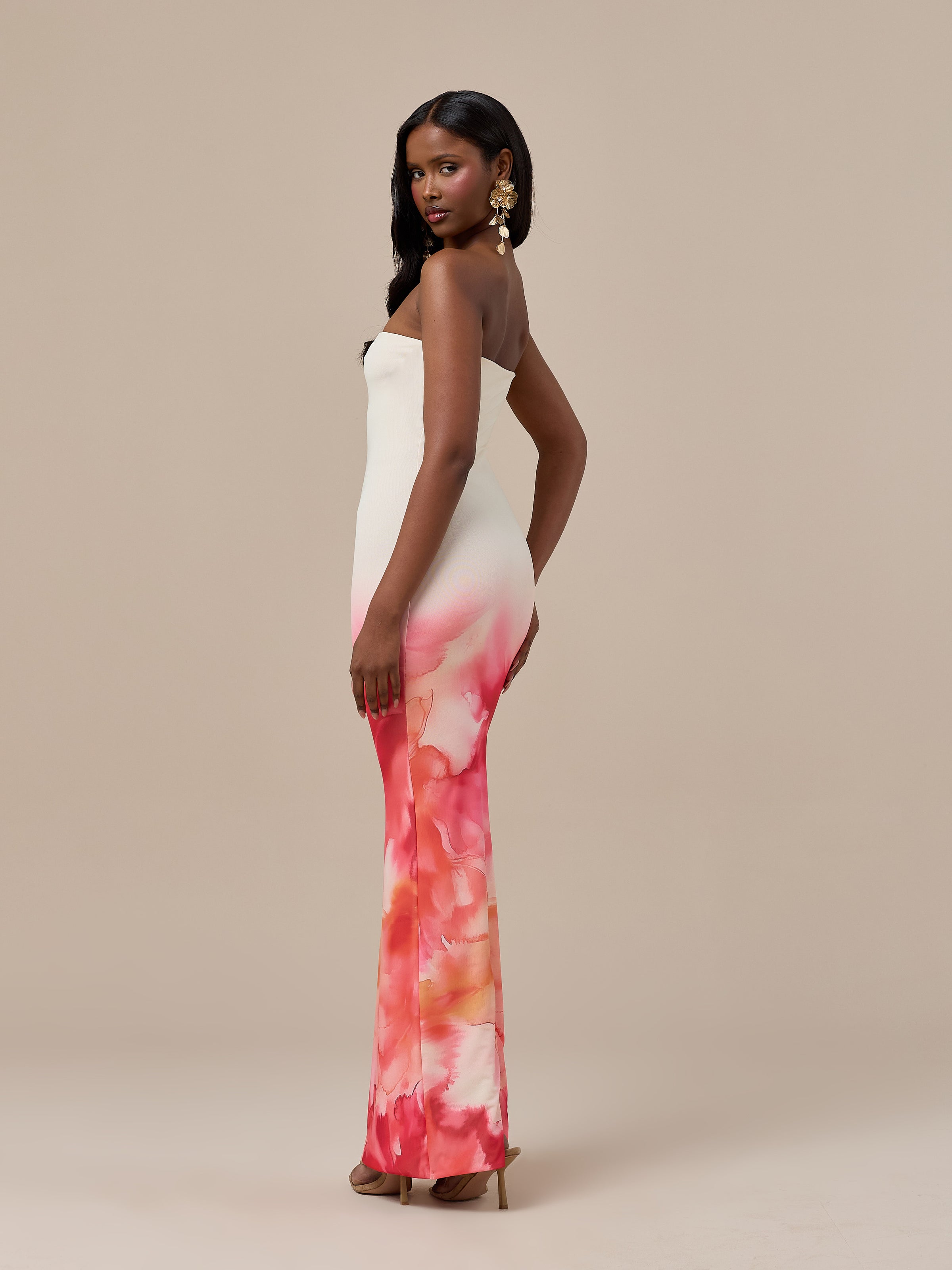 BONITA BANDEAU DRESS | BLOOM PRINT