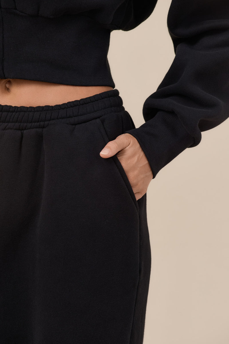 SLOANE RELAXED SWEATPANTS | BLACK