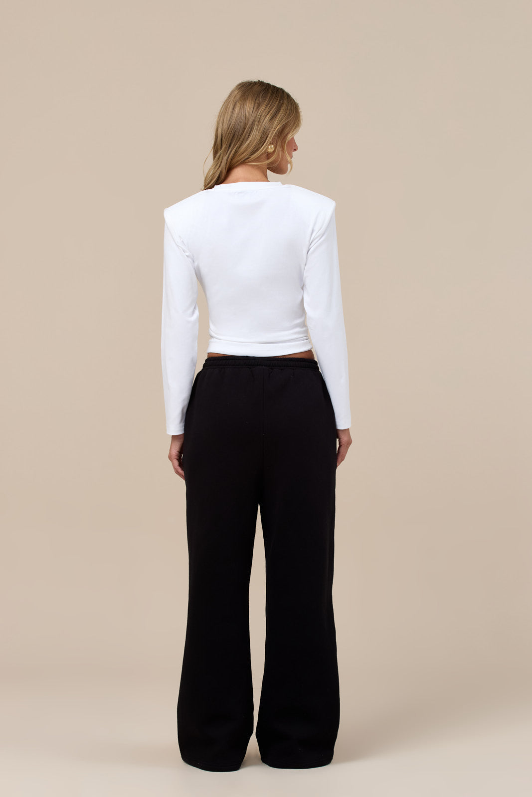 KNOT SO BASIC LONG SLEEVE T-SHIRT | WHITE