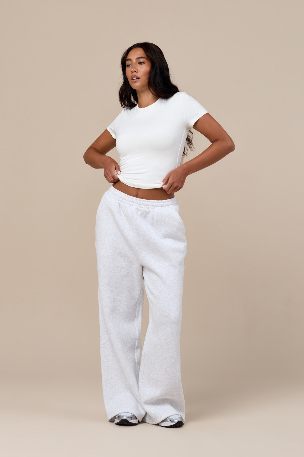 BLAKE SCULPTING SHORT SLEEVE T-SHIRT | WHITE