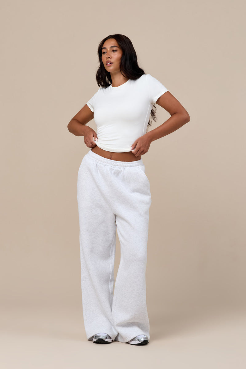BLAKE SCULPTING SHORT SLEEVE T-SHIRT | WHITE