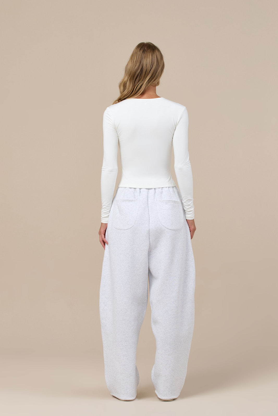 BLAKE BASIC LONG SLEEVE T-SHIRT | WHITE