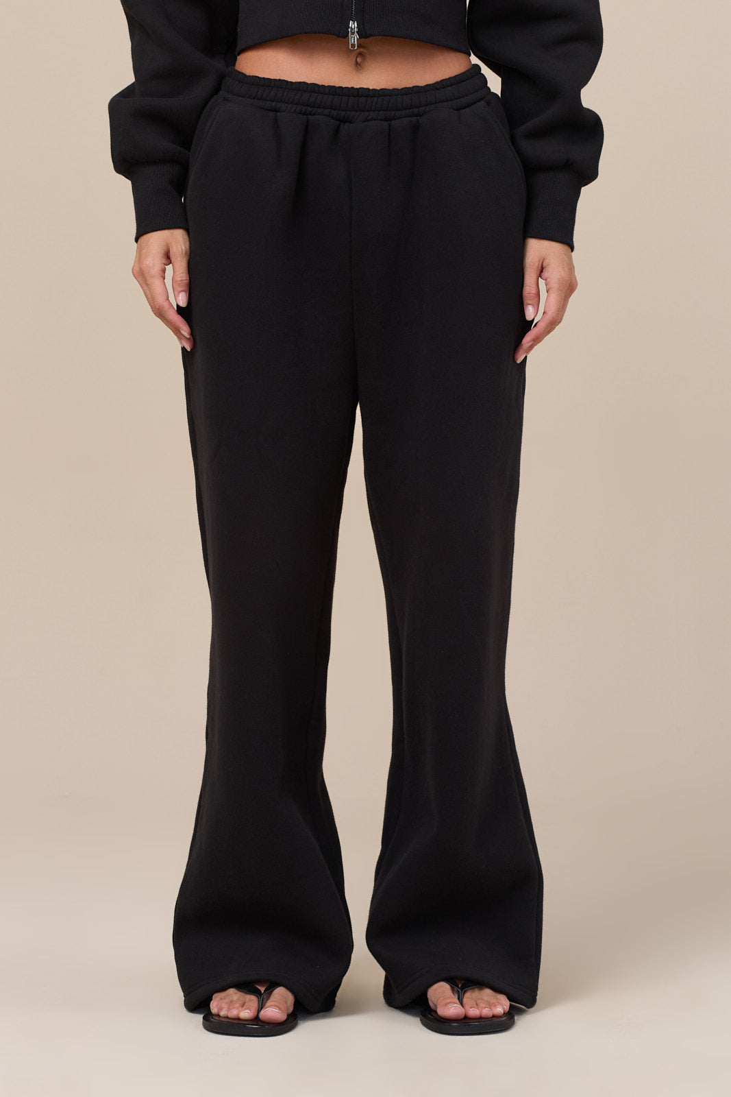 SLOANE RELAXED SWEATPANTS | BLACK