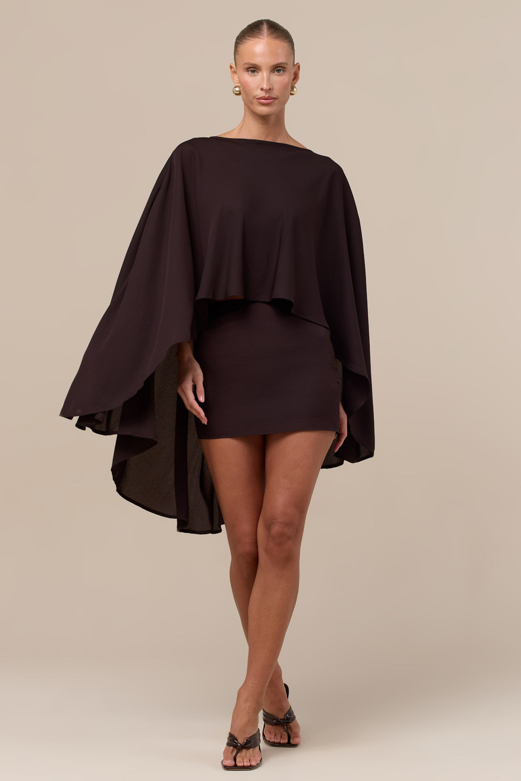 PRIMROSE MINI SKIRT | CHOCOLATE