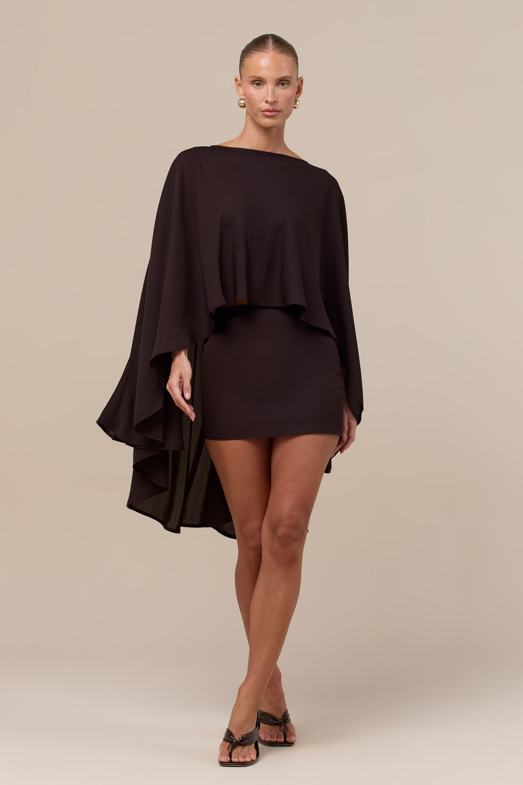 PRIMROSE MINI SKIRT | CHOCOLATE