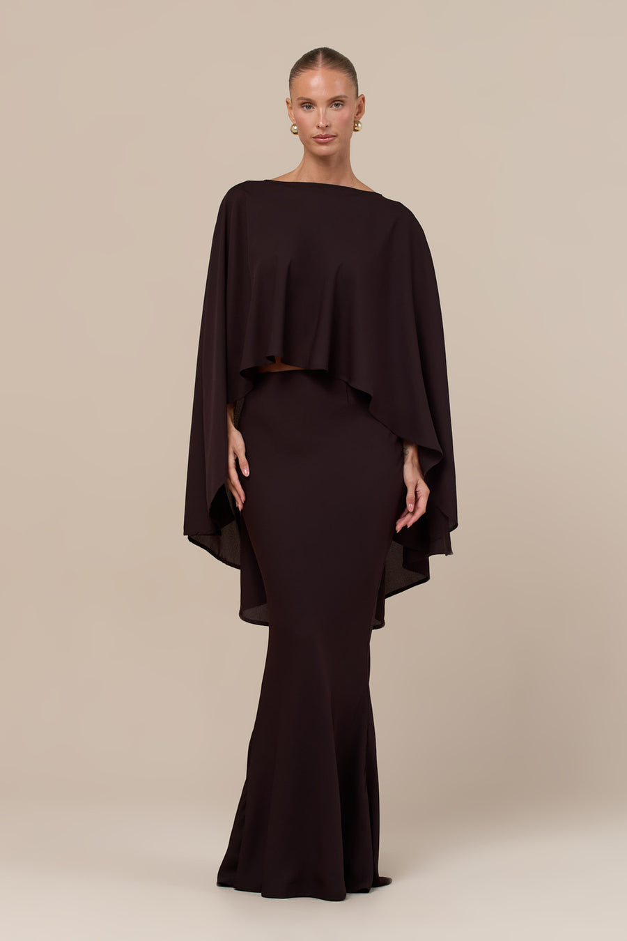 PRIMROSE MAXI SKIRT | CHOCOLATE