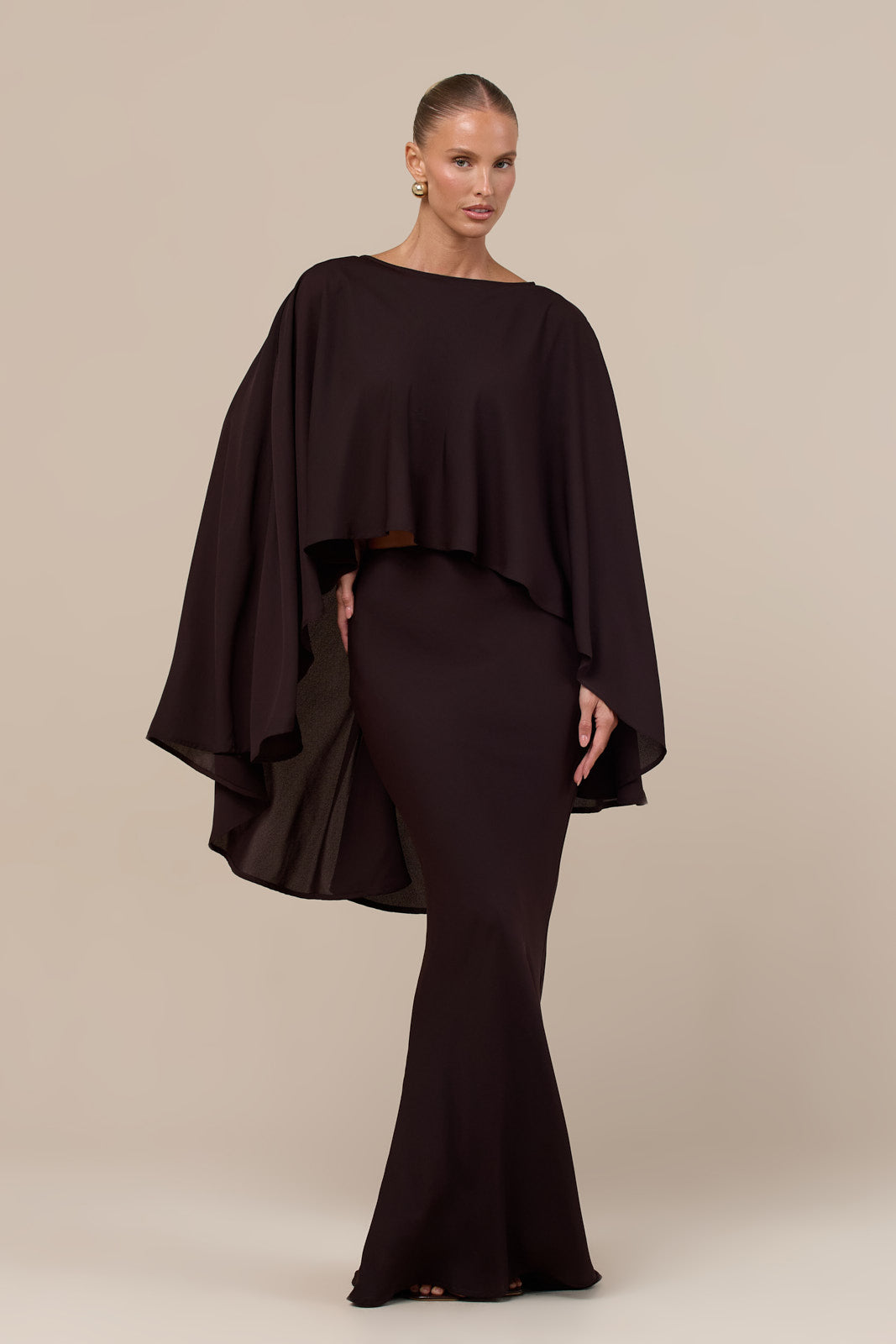 PRIMROSE MAXI SKIRT | CHOCOLATE