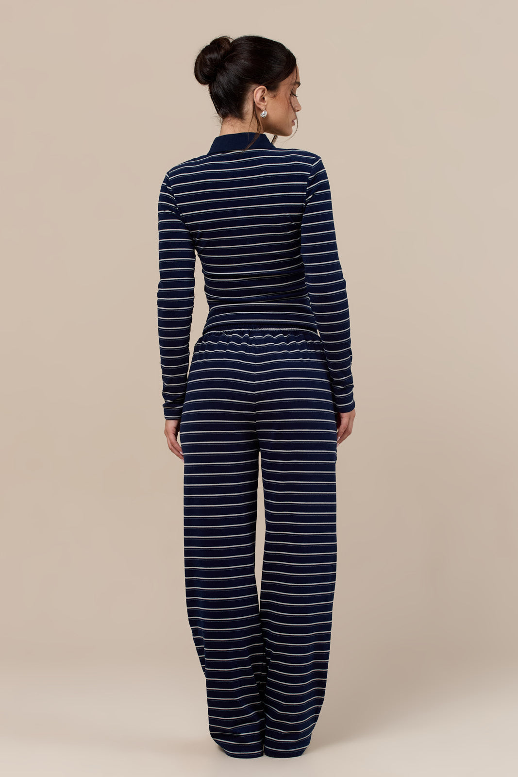 FRANKIE TROUSERS | NAVY STRIPE