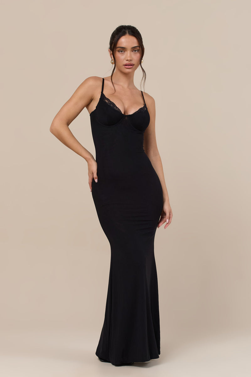 MILA MAXI DRESS | BLACK