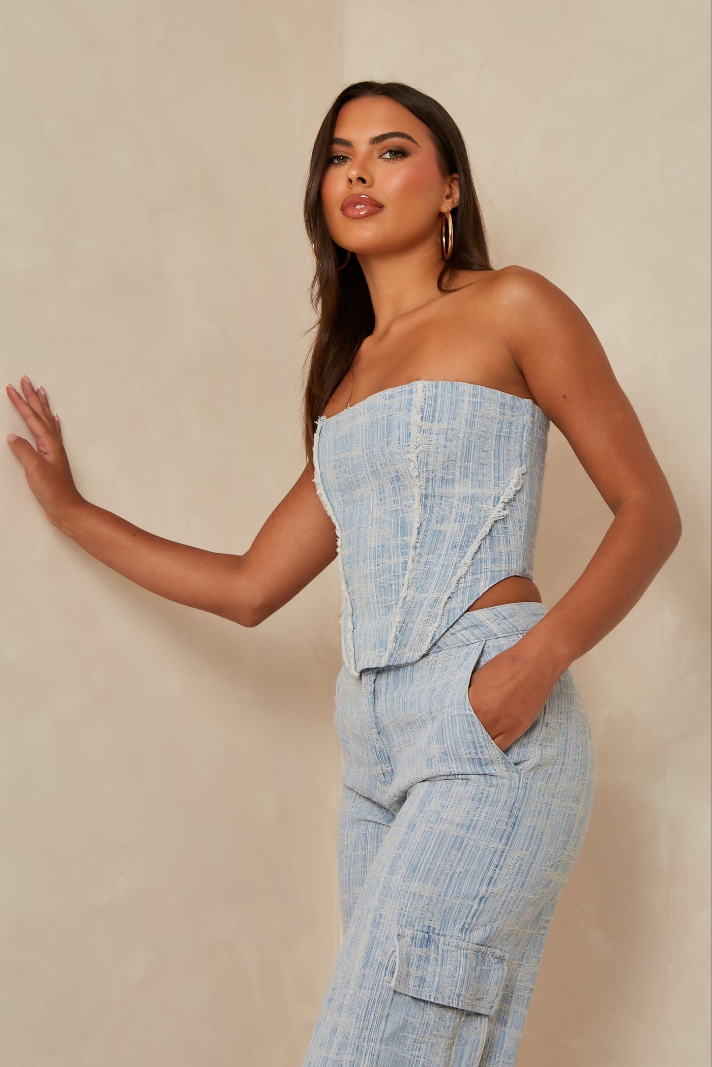 Tara Denim Corset