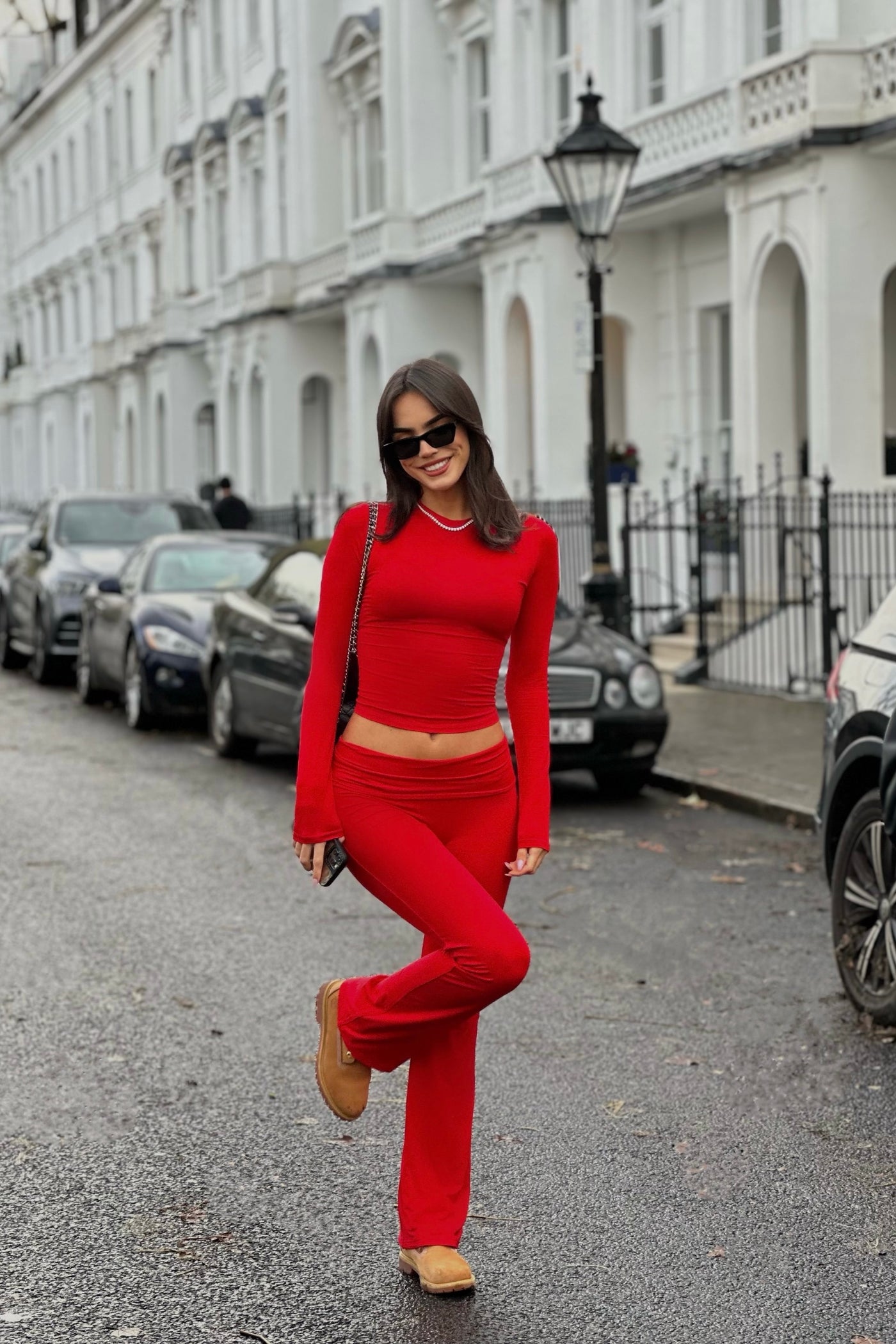 Red Emma Long Sleeve Top