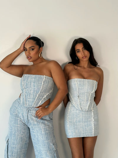 FC TARA CORSET | DENIM