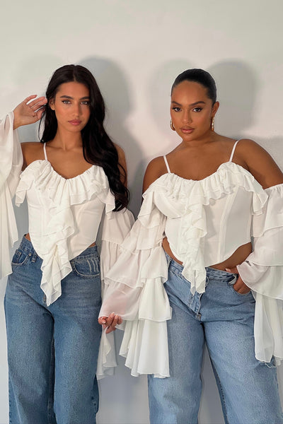 FC KENDAL CORSET TOP | WHITE