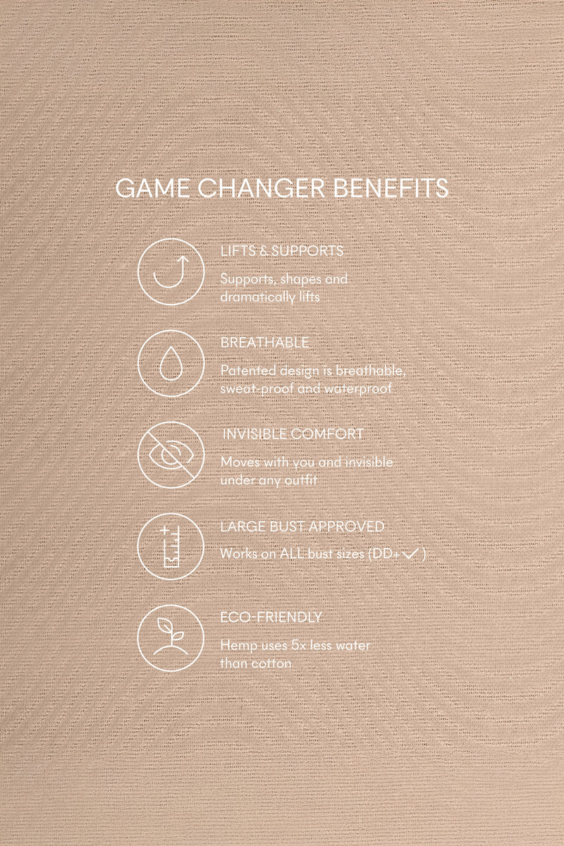 Game Changer | Lift & Shape Adhesive Bra 4pk | No. 3 Buff