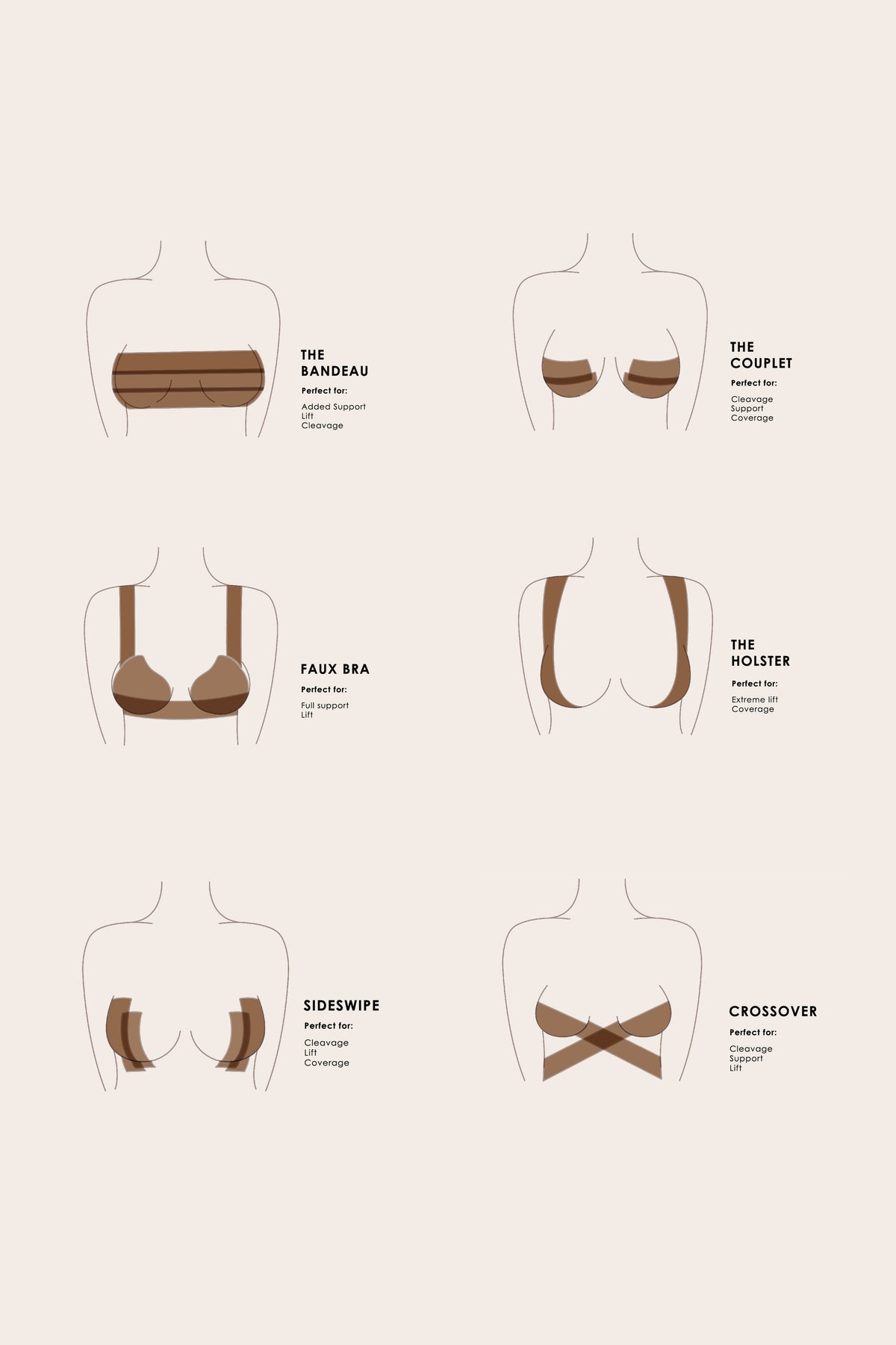 Shape Tape | Breast Tape 3" | No.3 Buff