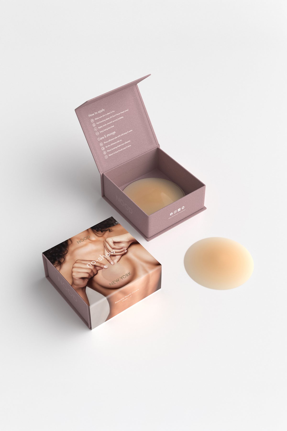 No-Show | Adhesive Nipple Covers | No.3 Buff