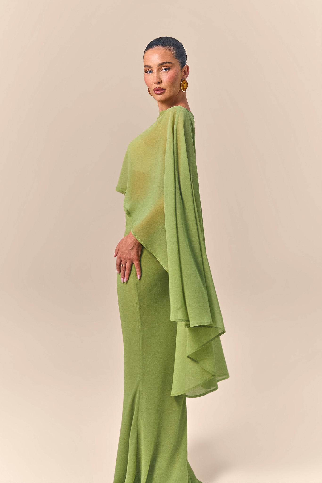 PRIMROSE MAXI SKIRT | GREEN