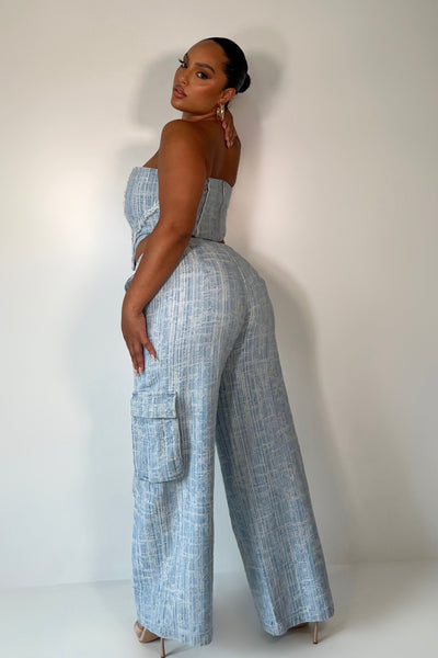 FC Tara Denim Cargo Trousers