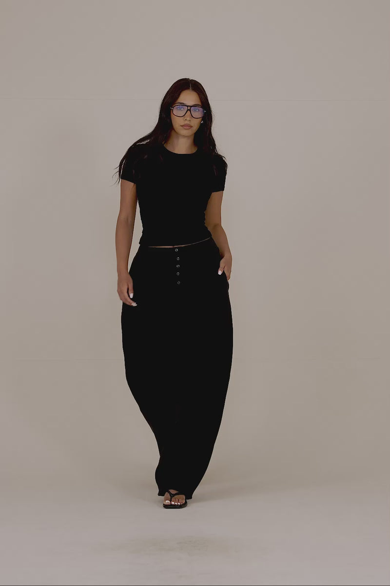 BLAKE BASIC SHORT SLEEVE T-SHIRT | BLACK