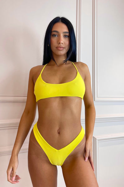 Beach Bum Bikini Set in Yellow