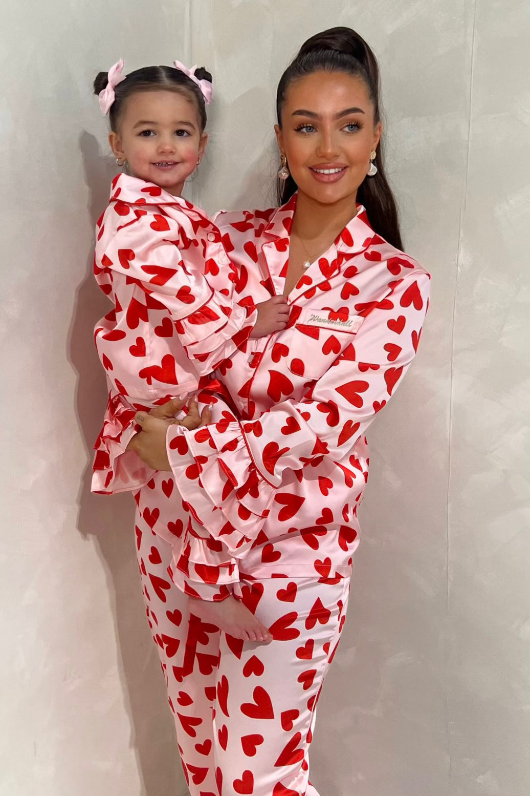 LOVE HEART MINI PYJAMA SET